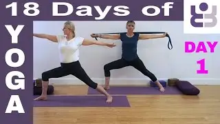 18 Days of Yoga - DAY 1. Iyengar Yoga Sequence