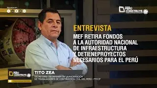 MEF retira fondos  a la autoridad nacional de infraestructura y detiene proyectos  para el Perú
