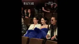 Jin with Thai actress 'Mai Davika' at the Milan Fashion Week #jin #seokjin#jinxgucci #bts