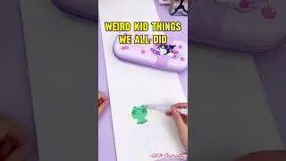 Weird kid things we all did 😁 #iigen #viral #shorts #stationery