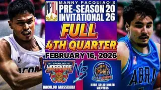 MPBL | ABRA WEABERS (против) BACOLOD | Полный состав участников предсезонного турнира 4-го кварта...