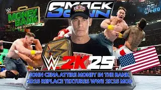 JOHN CENA ATTIRE MONEY IN THE BANK 2025 REPLACE TEXTURES WWE 2K25 MOD - Alan 