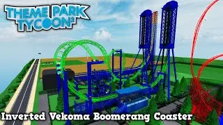 Inverted Vekoma Boomerang Coaster - Theme Park Tycoon 2