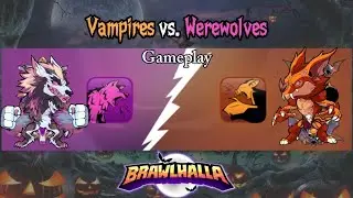 Brawlhalla Gameplay - Team Skirmish: Werewolves vs. Vampires (Halloween Event 2025) 🎃🚩🐺🦇