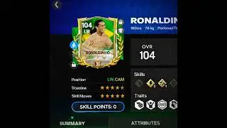 RONALDINHO LEVEL 30☠️🔥 #eafc24 #fifa #fifamobile #fifa23 #eafc #shorts