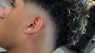 La mejor técnica para hacer un fade en pelo crespo TUTORIAL FADE 2025
