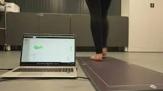 Footscan walking demonstration