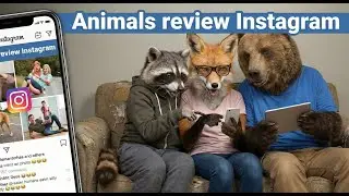 Animal Review Instagram | Animals react to humans using Instagram | Forest FM #instagram