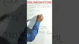 Square of 333 Math Tricks | #maths  #mathtricks #shorts #ytshorts