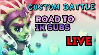 BATTLELANDS ROYALE SEASON 12 CUSTOM BATTLE LIVE#2 ROAD TO 1KSUBS 🥳