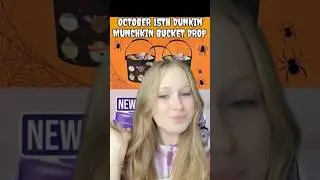 Dunkin&rsquo; Munchkin Halloween Bucket is so cute! #dunkindonuts #halloween #spookyseason #cute