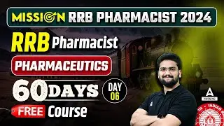 RRB Pharmacist 2024 | Pharmaceutics MCQ | 60 Days Free Course | By Shubham Sir