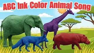 ABC Color Animal Song | Cream Dispenser Magic | Learn Letters, Animals & Colors 🐾🎨