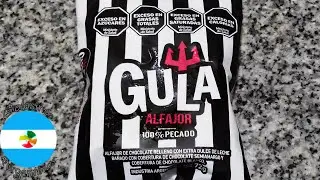 Gula King 100% Pecado Alfajor Doble Ba&ntilde;o Chocolate Semiamargo Negro y Blanco Bajonero Nuevo