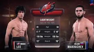 Legend vs Dominance! Bruce Lee vs Islam Makhachev &ndash; UFC Lightweight Title Match | WFA