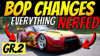 GT7 BOP Changes to GR.2 after UPDATE 1.31