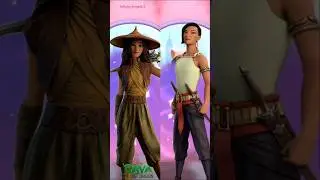 Raya vs Namaari #raya #thelastdragon #angela2