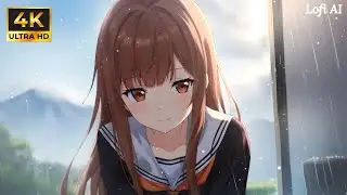 【 RAINY DAY 】 AI Cozy Corner: Warm Lo-Fi Hip Hop Mix 4K 60fps | Unwind with AI Melodies ☕🎶