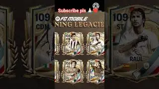 DEFINING LEGACY cards in fc mobile #defininglegacy #fifamobile #fcmobile #fcmobile25 #fifamobile25