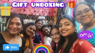 Reception gifts unboxing 🎁💓|| এইরকম গিফট পাবে আমরা ভাবতেই পারিনি🥲|| #giftunboxing #youtube #viral 