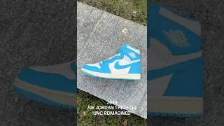 AIR JORDAN HIGH OG UNC REIMAGINED. UNBOXING #shortvideo #jordan1uncreimagined #sneakers