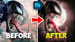 EPIC POSTER | صممت اقوى بوستر لفيلم فينوم (VENOM) ⚡!