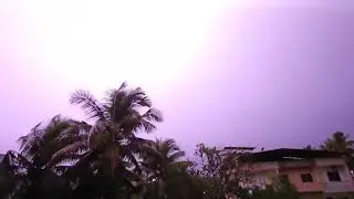 An incandescent Ultra violet emissions display by Thunderstorm at Mapusa on 23 May 7 pm (1)