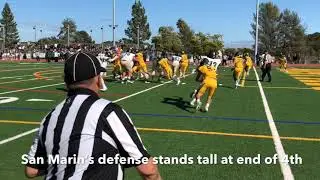 San Marin&rsquo;s defense saves the day