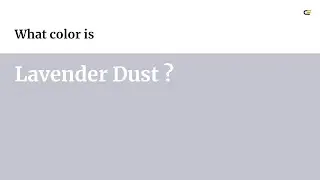 Lavender Dust color #c4c3d0 hex color - Violet color - Warm color c4c3d0