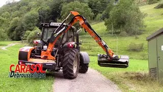 Fauchage - d&eacute;broussaillage avec l'&eacute;pareuse