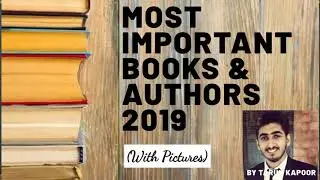 Most Important Books and Authors 2019_LLB entrances and Competitive exam 2020