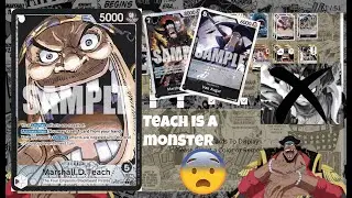 [OP12] Is UP Luffy Unstoppable?! Game Plan? | One Piece Card Game OPTCG Sim [Blackbeard vs UP Luffy]