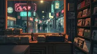 Late Night Record Shop 🎧 | 3 Hours of Vinyl Crackle & Chill Lofi