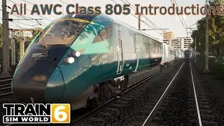 All AWC Class 805 Introductions - Training Center & WCML South - First Look - Train Sim World 6