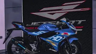 Knalpot jetshot exhaust on suzuki gsx r150 #gsxr150 #suzuki
