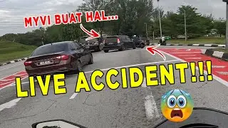 MYVI LIVE ACCIDENT DEPAN MATA!