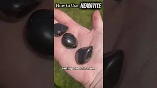 How to Use Hematite 🪨 Hematite Crystal 🩶 How to Wear & Meditate with Hematite