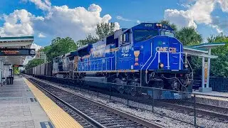 [4K] CSX 4720 &ldquo;ONE CSX&rdquo; Unit leads E041 through DeBary, FL! | 9/21/2025