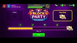 🔥 Block Party Win Streak in 8 Ball Pool First Try Victory Angry Birds Rewards & 150K Rank Up Win!🎯😄