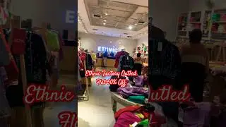 Ethnic Flat 50% Off Sale #sale #ethnic #factoryoutlet #youtube #shortsvideo #virak #viral