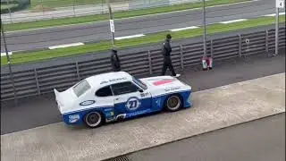 Ford capri at Silverstone please like and subscribe 