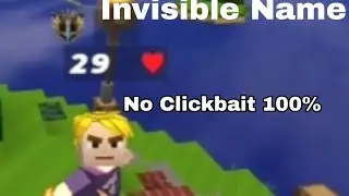 How To Get Invisible Name In BlockMan Go [Full Details In Discription] #blockmango #youtube