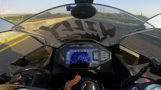 KAWASAKI NINJA 500. TOP SPEED