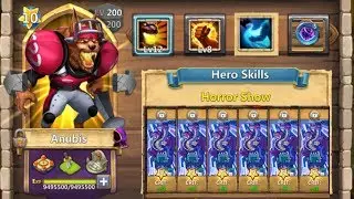 12 SKILL | BRUTE FORCE | ANUBIS | IRON WILL | GAMEPLAY | CASTLE CLASH