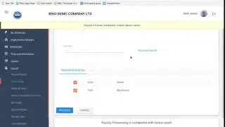 3.E Payroll Setup, Process Payslip
