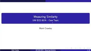 Measuring Similarity of Data