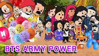EPISODE 248 | BTS ആർമി പൊരിഞ്ഞ അടി🤣@oru-psycho-poombatta ammavsmakkal parukutty cartoon malayalam