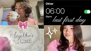 ♡ GRWM & prep with me: first day of school (12th grade)
