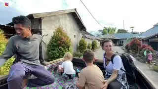 MOUNT RINJANI view - pergasingan hill FAMILY CAMPING HIKING - Indonesia LOMBOK 2021