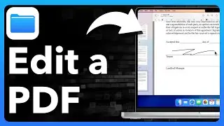 How To Edit A PDF On Mac
